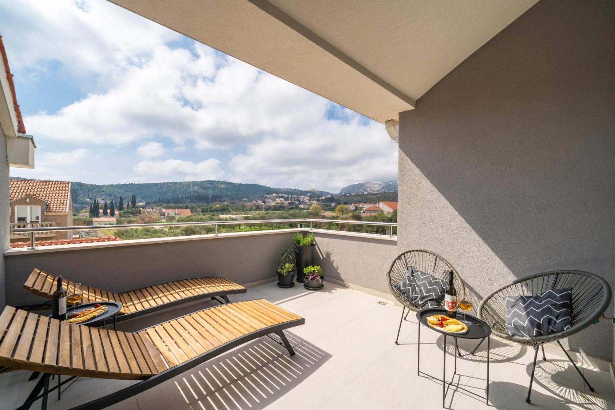 Olive Family House Apartman Mlini Kültér fotó
